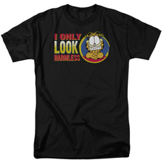 Garfield I Only Look Harmless Men's 18/1 Cotton Short-Sleeve T-Shirt