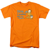 Garfield I Probably Did It Men's 18/1 Cotton Short-Sleeve T-Shirt