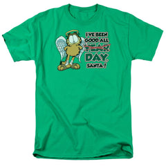 Garfield Ive Been Good Men's 18/1 Cotton Short-Sleeve T-Shirt
