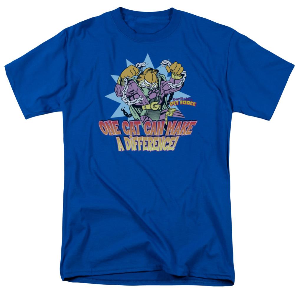 Garfield Make A Difference Men's 18/1 Cotton Short-Sleeve T-Shirt