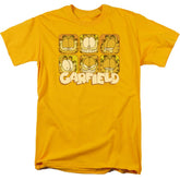 Garfield Many Faces Men's 18/1 Cotton Short-Sleeve T-Shirt