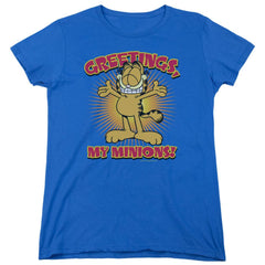 Garfield Minions Women's 18/1 Cotton Short-Sleeve T-Shirt