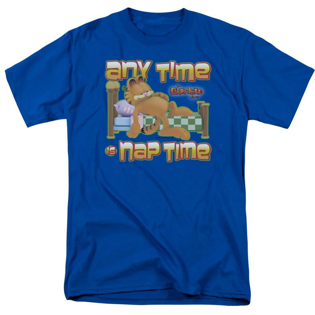 Garfield Nap Time Men's 18/1 Cotton Short-Sleeve T-Shirt