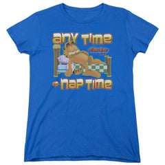 Garfield Nap Time Women's 18/1 Cotton Short-Sleeve T-Shirt