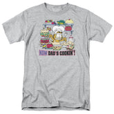 Garfield Now Dads Cooking Men's 18/1 Cotton Short-Sleeve T-Shirt