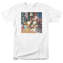 Garfield Odie Tree Men's 18/1 Cotton Short-Sleeve T-Shirt