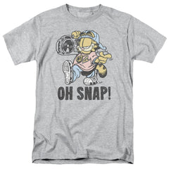 Garfield Oh Snap Men's 18/1 Cotton Short-Sleeve T-Shirt