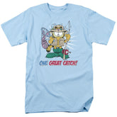 Garfield One Great Catch Men's 18/1 Cotton Short-Sleeve T-Shirt