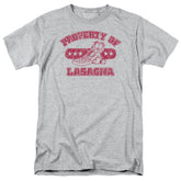 Garfield Property Of Lasagna Men's 18/1 Cotton Short-Sleeve T-Shirt