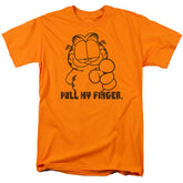 Garfield Pull My Finger Men's 18/1 Cotton Short-Sleeve T-Shirt