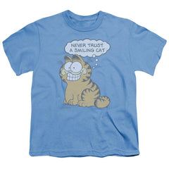 Garfield Smiling Cat Youth 18/1 100% Cotton Short-Sleeve T-Shirt