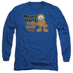 Garfield Smiling Men's 18/1 Cotton Long-Sleeve T-Shirt