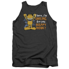 Garfield Smiling Men's 18/1 Cotton Tank Top