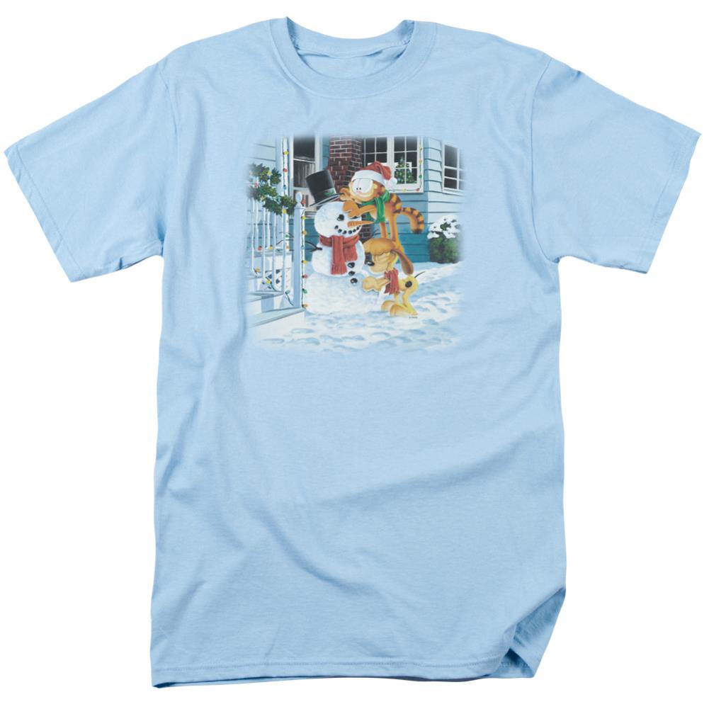 Garfield Snow Fun Men's 18/1 Cotton Short-Sleeve T-Shirt