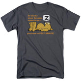 Garfield Stay Awake Men's 18/1 Cotton Short-Sleeve T-Shirt