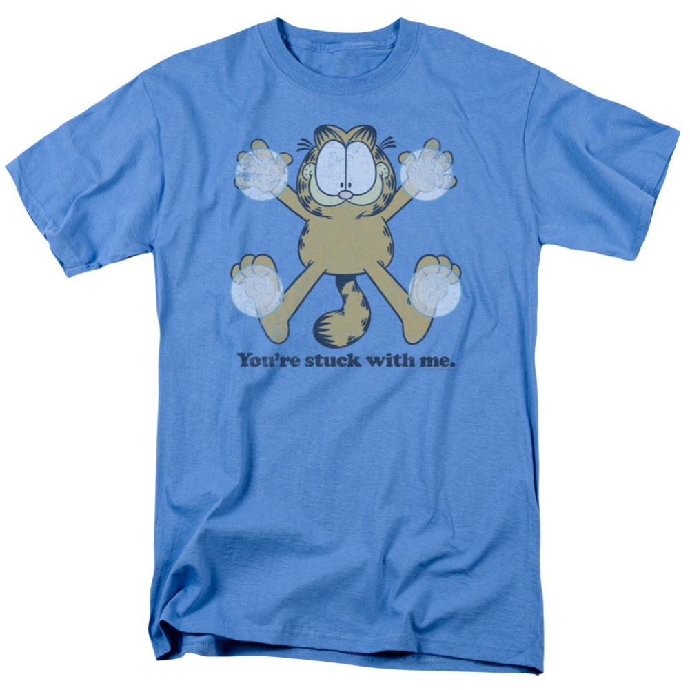 Garfield Stuck Men's 18/1 Cotton Short-Sleeve T-Shirt