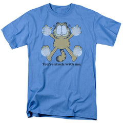 Garfield Stuck Men's 18/1 Cotton Short-Sleeve T-Shirt