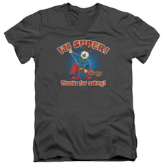 Garfield Super Men's 30/1 Cotton Slim V-Neck T-Shirt