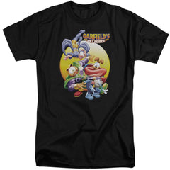 Garfield Tongue Of Doom Men's 18/1 Tall Cotton Short-Sleeve T-Shirt