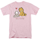 Garfield Too Cute Men's 18/1 Cotton Short-Sleeve T-Shirt