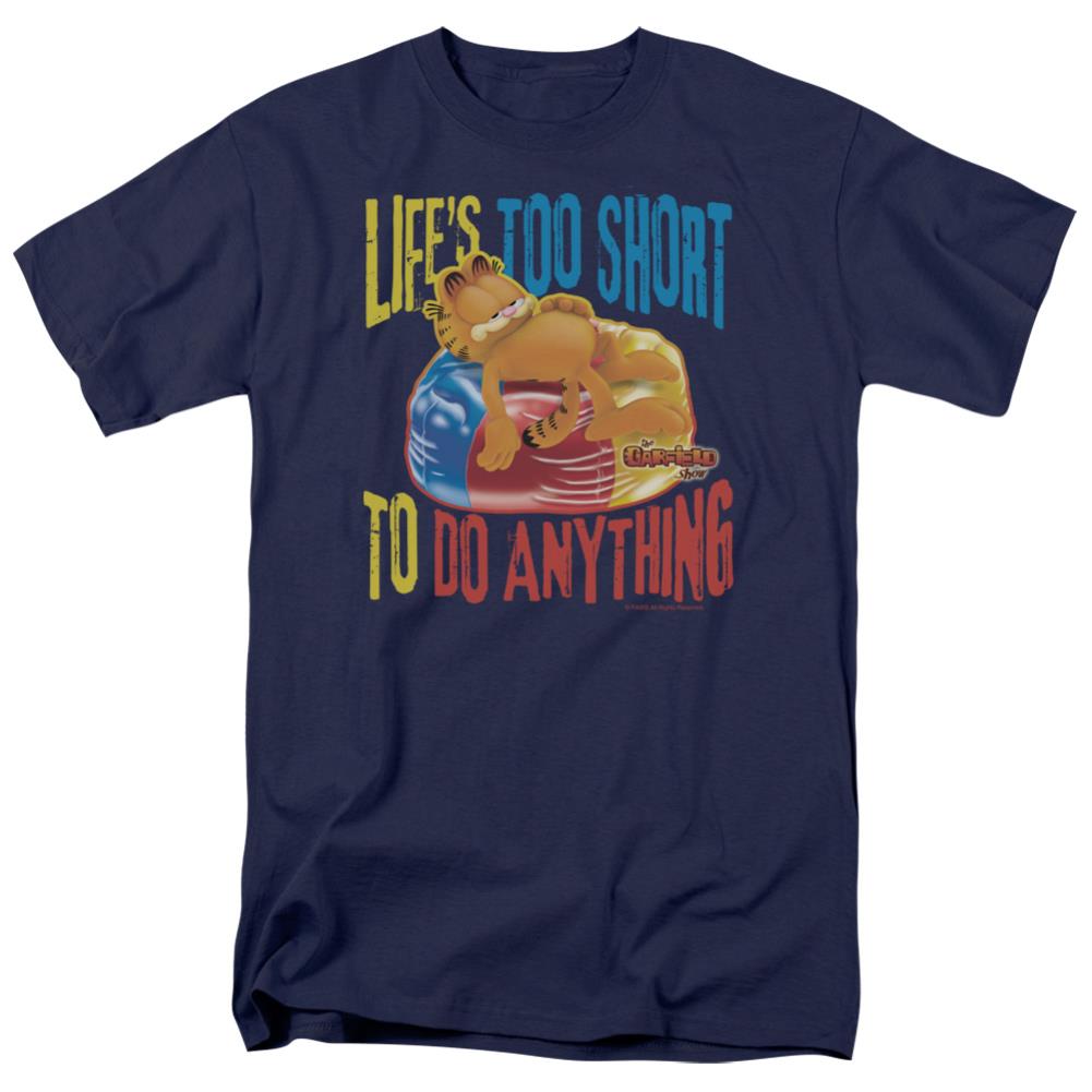 Garfield Too Short Men's 18/1 Cotton Short-Sleeve T-Shirt