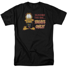 Garfield Treats Only Men's 18/1 Cotton Short-Sleeve T-Shirt
