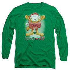 Garfield Unwrap The Joy! Men's 18/1 Cotton Long-Sleeve T-Shirt