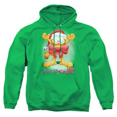 Garfield Unwrap The Joy! Men's Pull-Over 75 25 Poly Hoodie