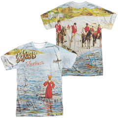 Genesis Foxtrot Cover (Front/Back Print) Men's Regular Fit Polyester Short-Sleeve T-Shirt