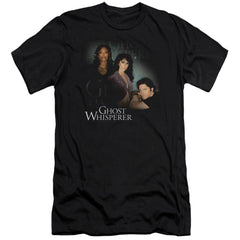 Ghost Whisperer Diagonal Cast Men's Ultra-Soft 30/1 Cotton Slim Short-Sleeve T-Shirt
