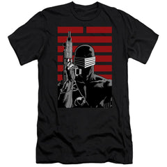 G.I. Joe Snake Eyes Ninja Men's Ultra-Soft 30/1 Cotton Slim Short-Sleeve T-Shirt