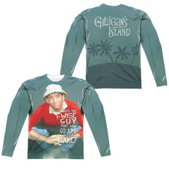 Gilligan's Island Jump In The Lake Men's Regular Fit Polyester Long-Sleeve T-Shirt