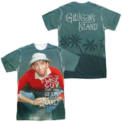 Gilligan's Island Jump In The Lake Men's Regular Fit Polyester Short-Sleeve T-Shirt