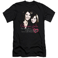 Gilmore GirLong-Sleeve T-Shirtitle Men's Ultra-Soft 30/1 Cotton Slim Short-Sleeve T-Shirt