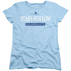Gilmore Girls Stars Hollow Women's 18/1 Cotton Short-Sleeve T-Shirt