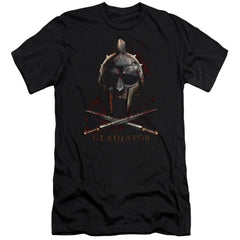 Gladiator Helmet Men's Ultra-Soft 30/1 Cotton Slim Short-Sleeve T-Shirt