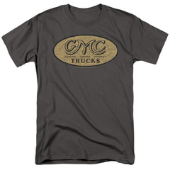 GMC Vintage Oval Logo Men's 18/1 Cotton Short-Sleeve T-Shirt