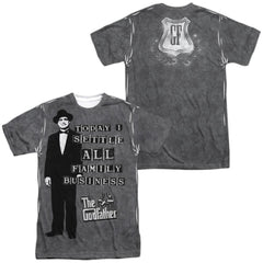 Godfather Family Business (Front/Back Print) Men's Regular Fit Polyester Short-Sleeve T-Shirt