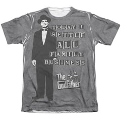 Godfather Family Business Men's Regular Fit Poly Cotton Short-Sleeve T-Shirt