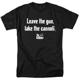 Godfather Gun Cannoli Men's 18/1 Cotton Short-Sleeve T-Shirt