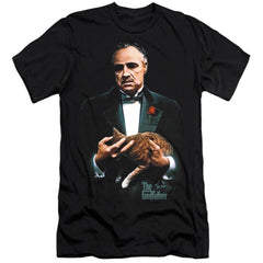 Godfather Painted Poster Men's Ultra-Soft 30/1 Cotton Slim Short-Sleeve T-Shirt