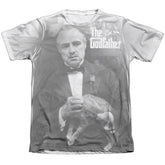 Godfather Pet The Cat Men's Regular Fit Poly Cotton Short-Sleeve T-Shirt