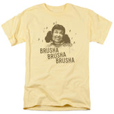 Grease Brusha Brusha Brusha Men's 18/1 Cotton Short-Sleeve T-Shirt
