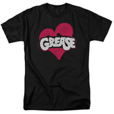 Grease Heart Men's 18/1 Cotton Short-Sleeve T-Shirt