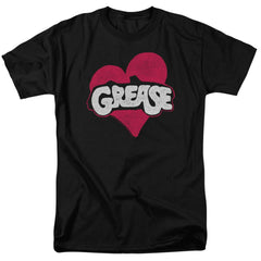 Grease Heart Men's 18/1 Cotton Short-Sleeve T-Shirt