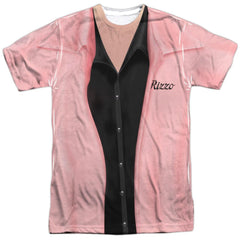 Grease Rizzo Pink Ladies Men's Regular Fit Polyester Short-Sleeve T-Shirt