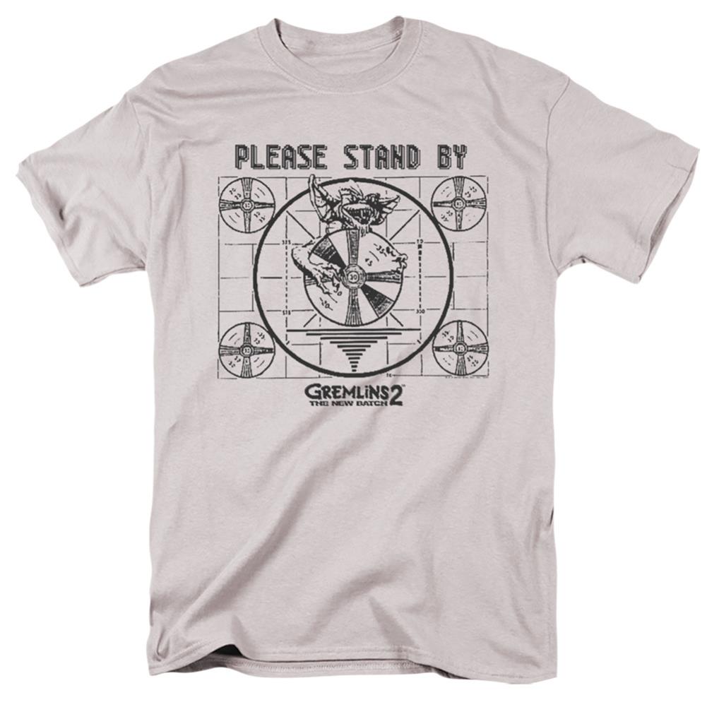 Gremlins 2 Please Stand By Men's 18/1 Cotton Short-Sleeve T-Shirt