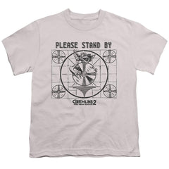 Gremlins 2 Please Stand By Youth 18/1 100% Cotton Short-Sleeve T-Shirt
