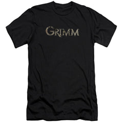 Grimm Logo Men's Ultra-Soft 30/1 Cotton Slim Short-Sleeve T-Shirt