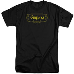 Grimm Plaque Logo Men's 18/1 Tall Cotton Short-Sleeve T-Shirt